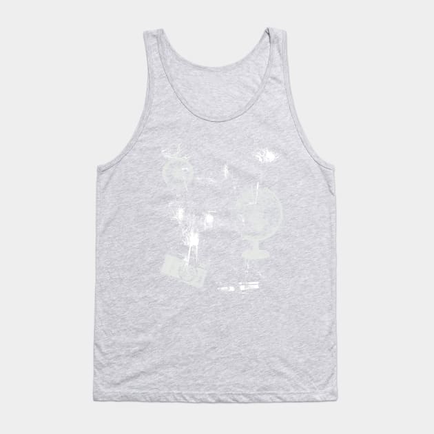 Cool Travel Design Tank Top by Unelmoija